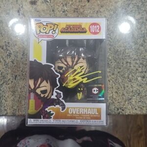 Autographed My Hero Academia Overhaul Chalice Collectibles Exclusive Funko Pop